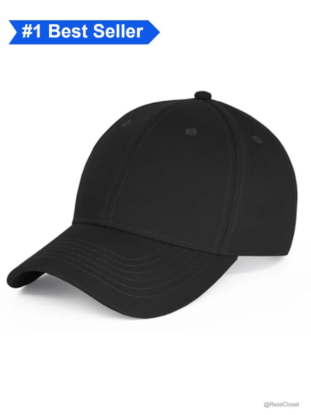 100% Cotton Baseball Cap Adjustable Buckle Closure Unisex Sports Hat
